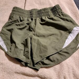 ATHLETIC‎ WORKS DRIWORKS GREEN Running Shorts Size Medium 8-10 Green